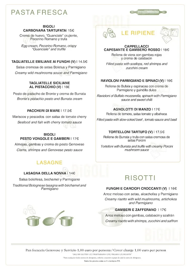Menu_Restaurant Bigoli_Alicante_image_3