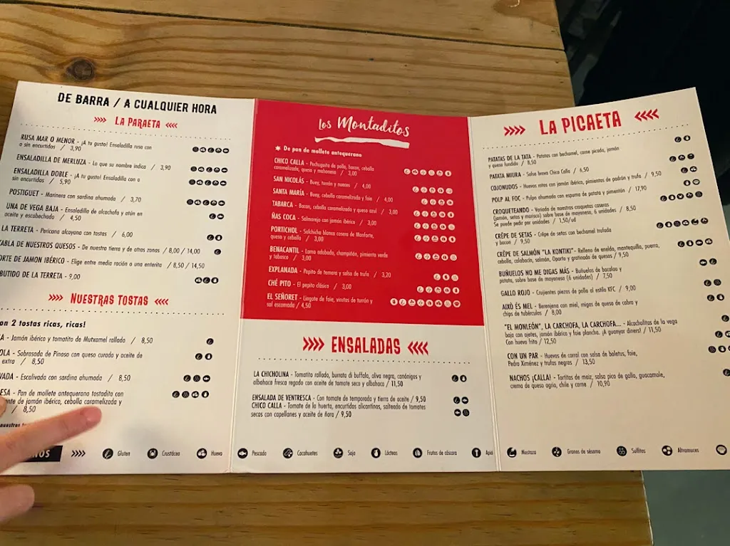 Menu_Chico Calla | C/ San Francisco_Alicante_image_4