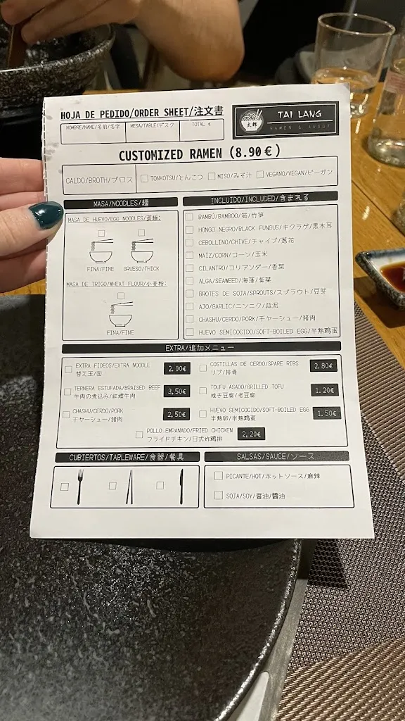 Tailang ramen & rice_Alicante_menu_image_1