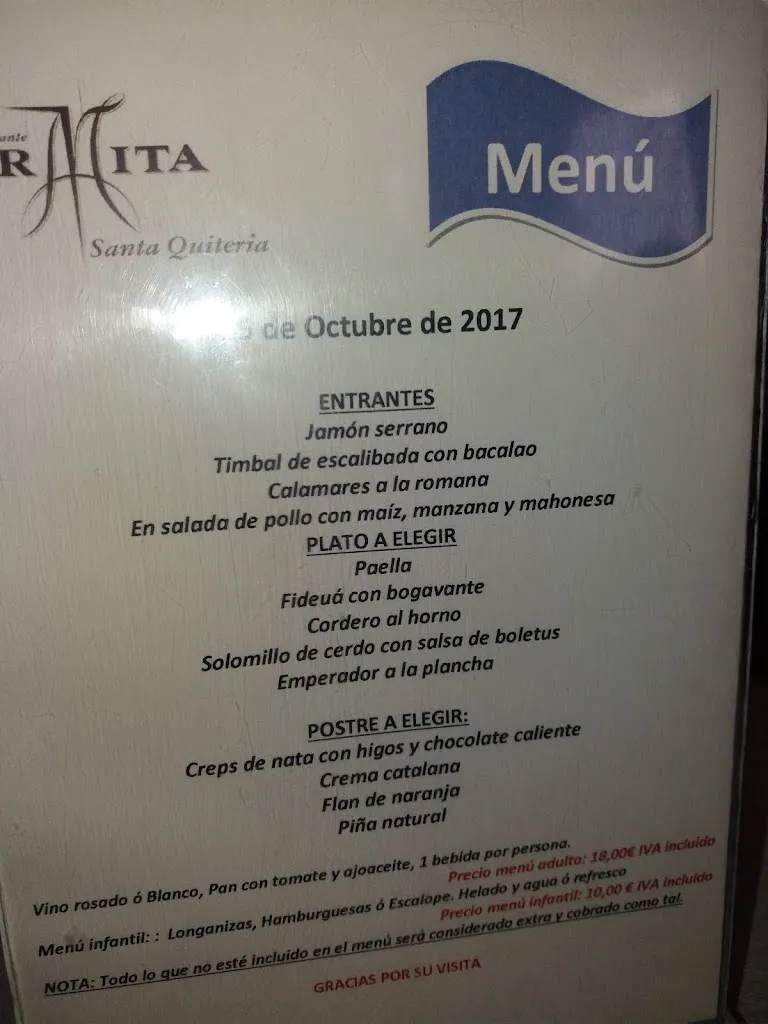 Menu_Restaurante Ermita - Salones Santa Quiteria_Almassora_image_4