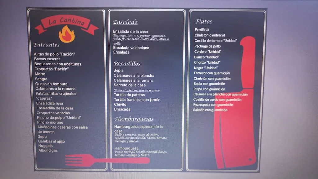 Menu_Brasería la Cantina_Bèlgida_image_1
