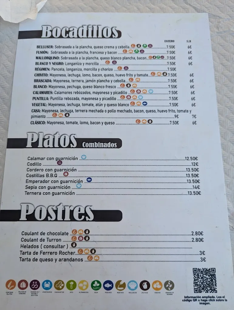 Menu_El Bar Del Poble_Bellús_image_2