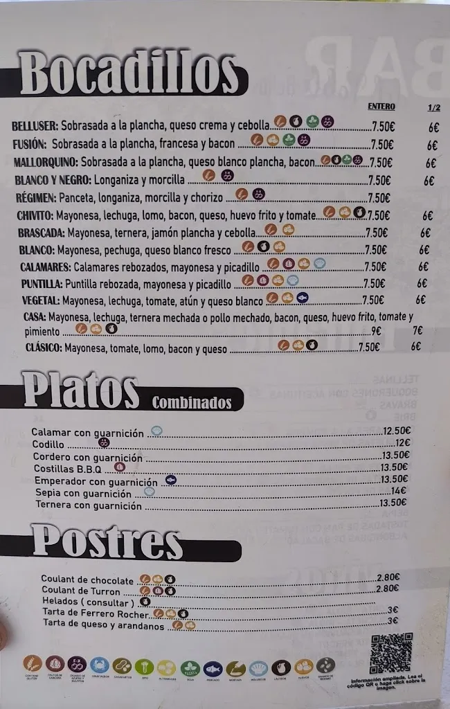 Menu_El Bar Del Poble_Bellús_image_4