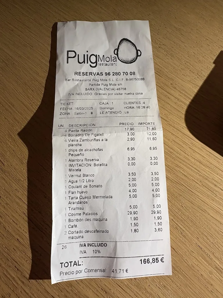 Rafael Martinez Villalgordo_Puigmola Restaurante_Barx_review