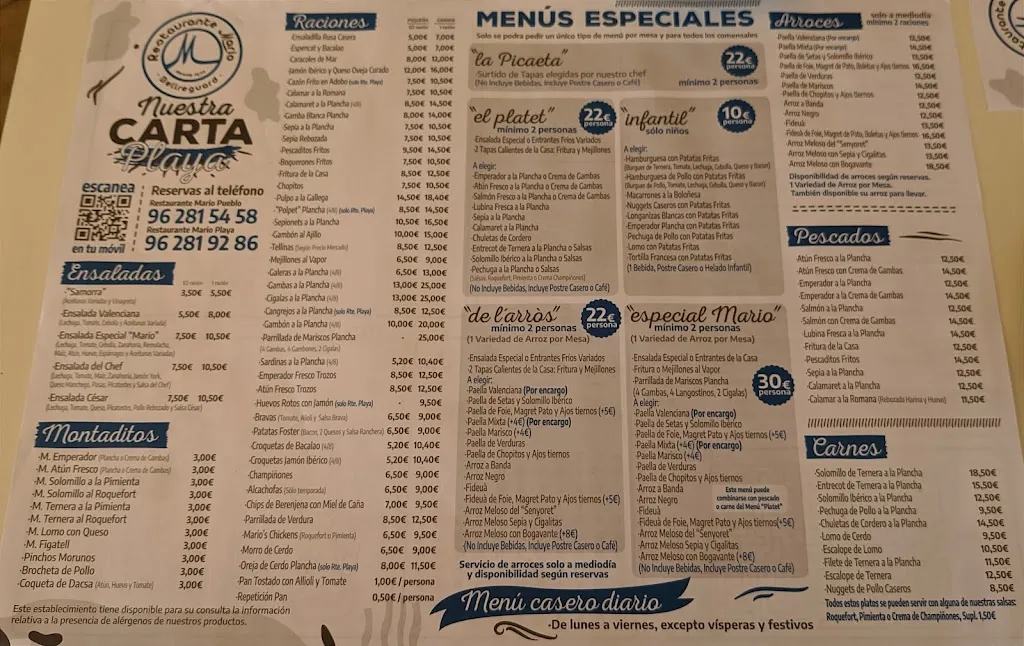 Menu_Mario Playa_Bellreguard_image_3