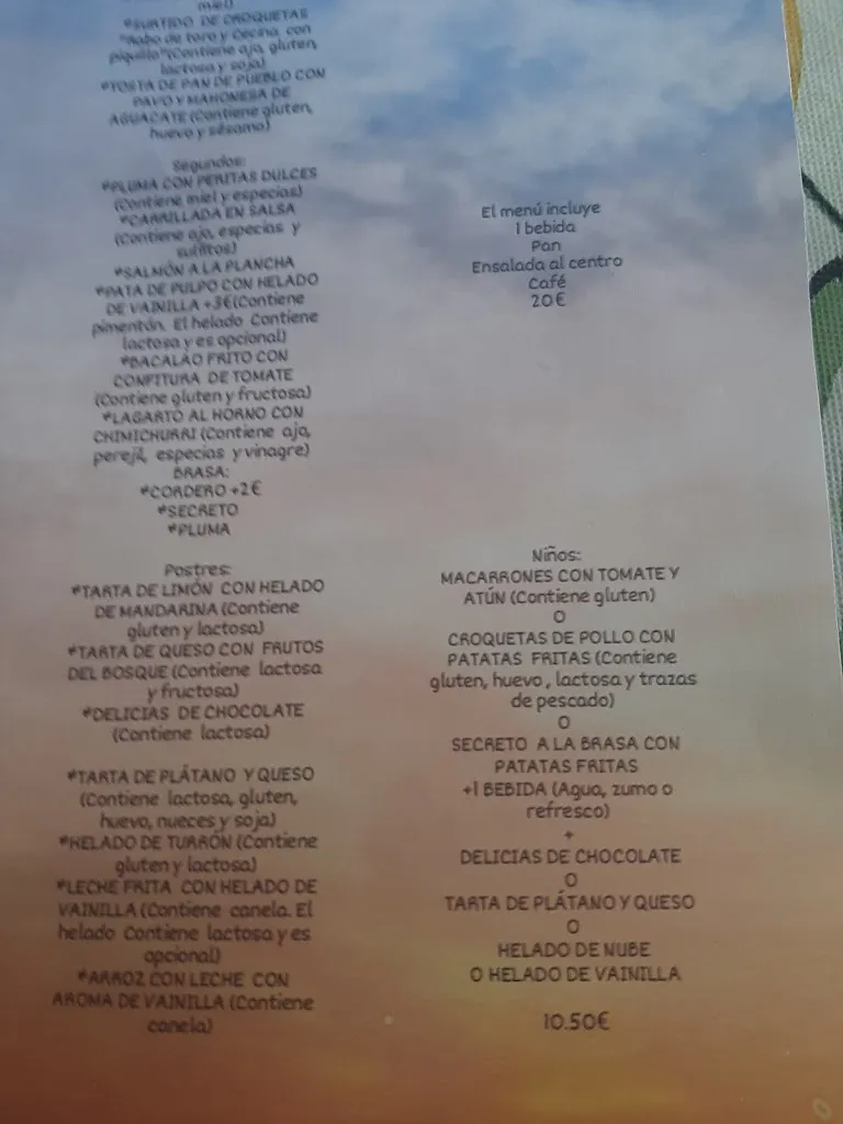 Menu_Bar Sol Naciente_Tabernas_image_1