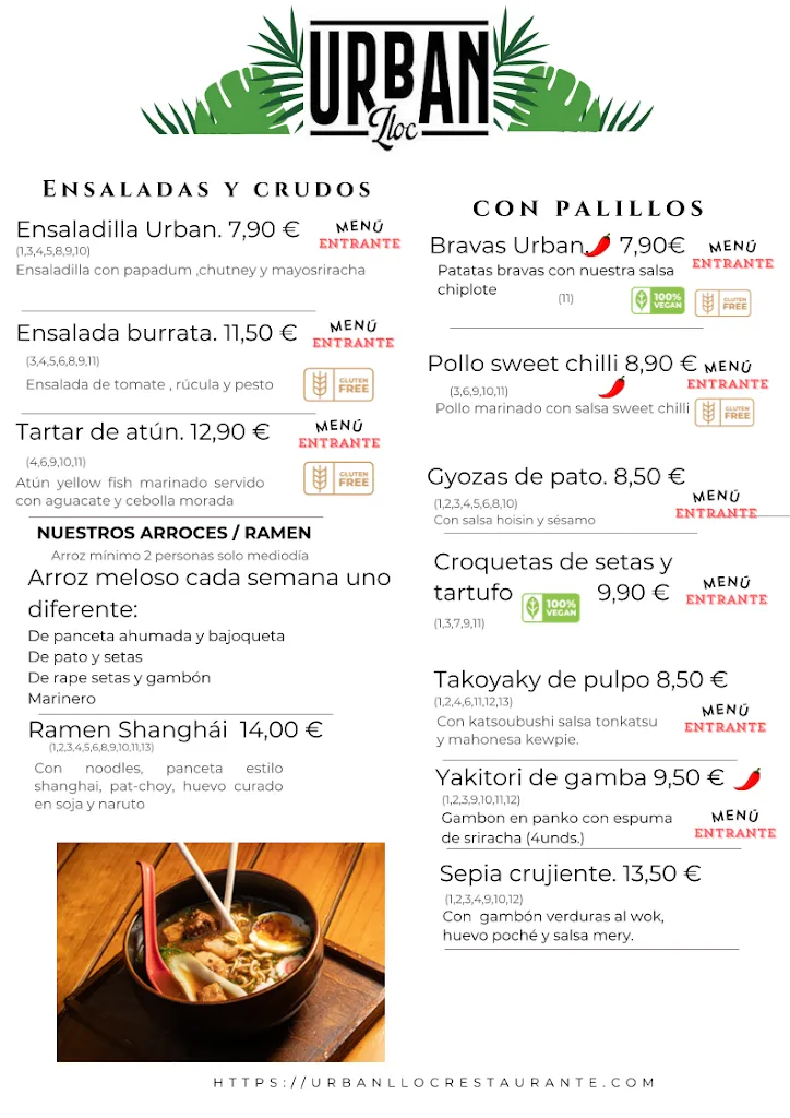 Menu_Urban Lloc restaurante_Alzira_image_2