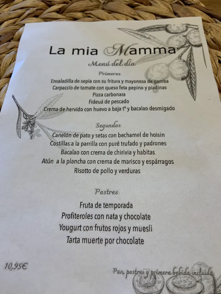 Menu_La Mia Mamma Alzira_Alzira_image_2