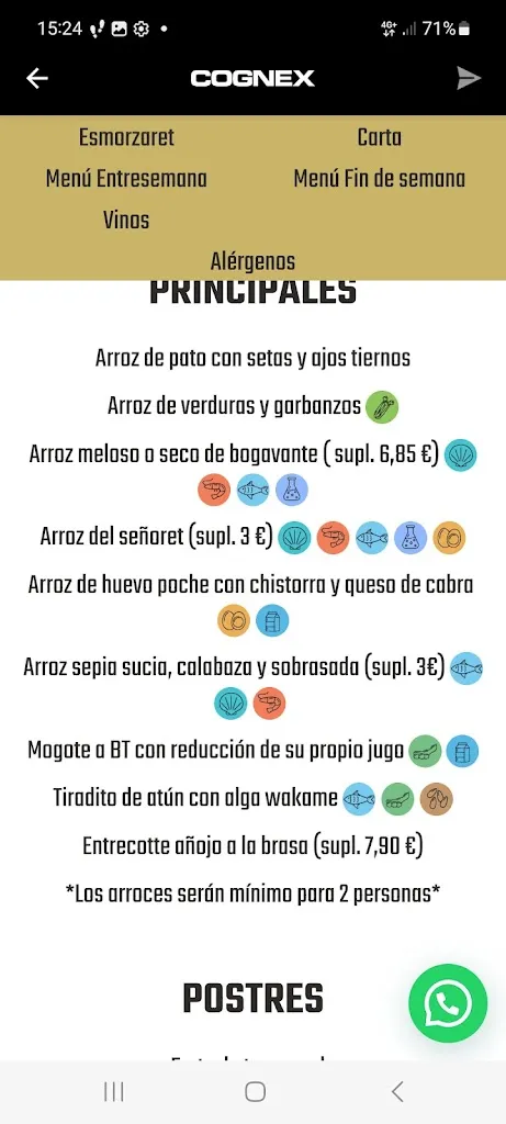 Menu_Trespeus Alzira_Alzira_immagine_1