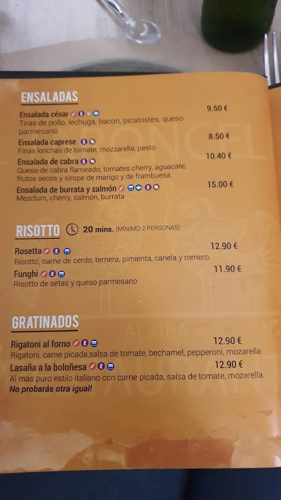 Menu_il Taroncello_Alzira_image_2