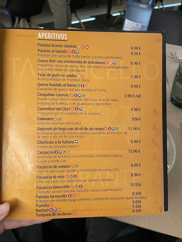Menu_il Taroncello_Alzira_image_3
