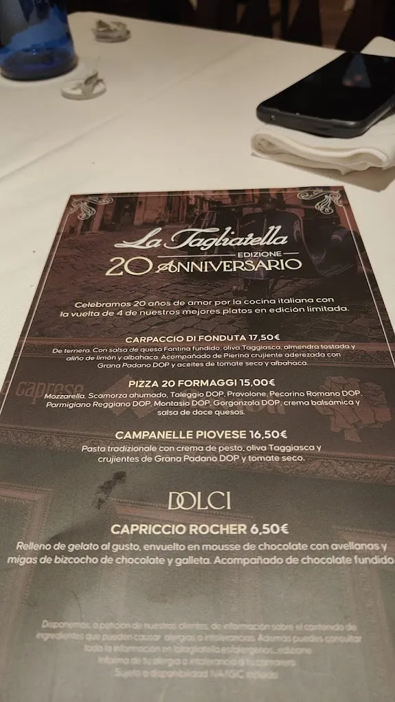 Menü_Restaurante La Tagliatella | Alzira_Alzira_Bild_2