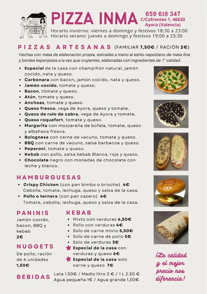 Menu_PIZZA INMA._Ayora_image_1