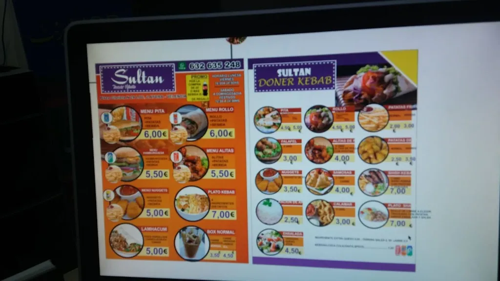 Menu_Sultan Döner Kebab_Ayora_image_2