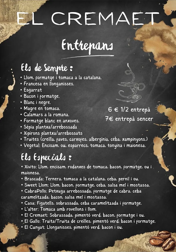 Menu_El Cremaet_Benigànim_image_1