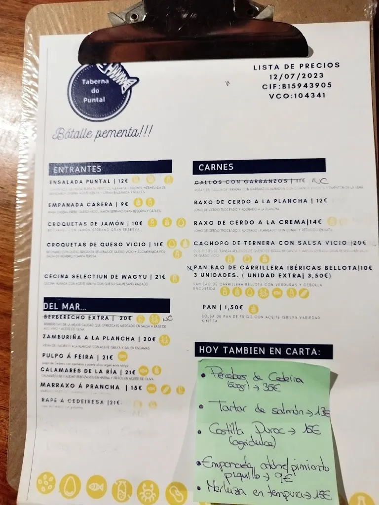 Menu_A Taberna Do Puntal_Cedeira_image_1