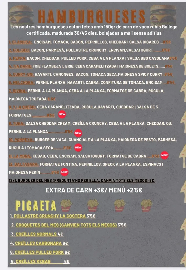 Menu_Pizzeria La Costera_Benigànim_image_1