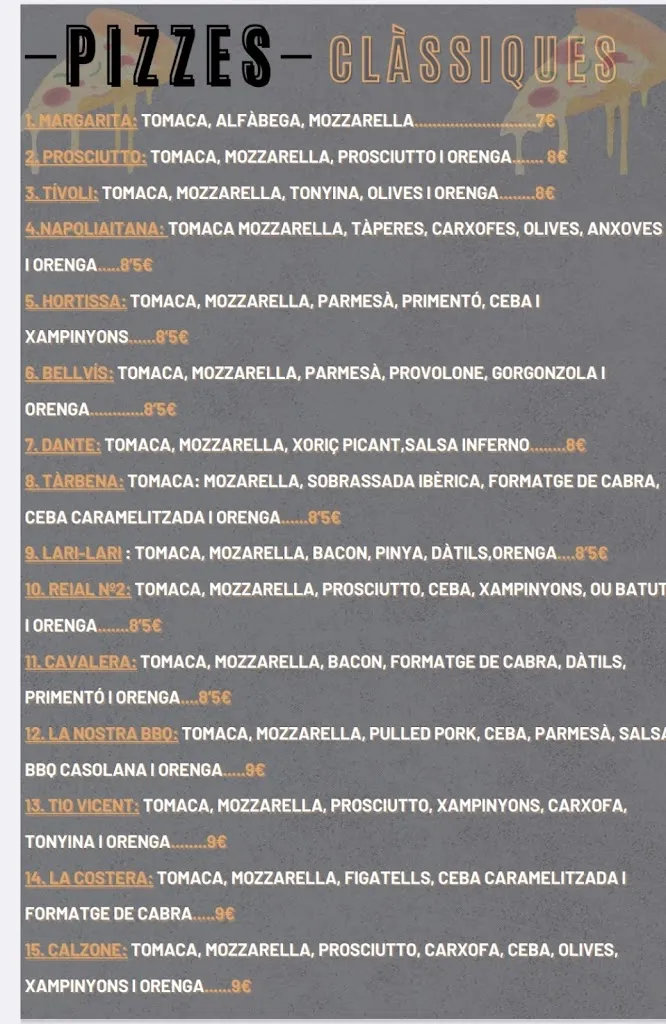 Menu_Pizzeria La Costera_Benigànim_image_3