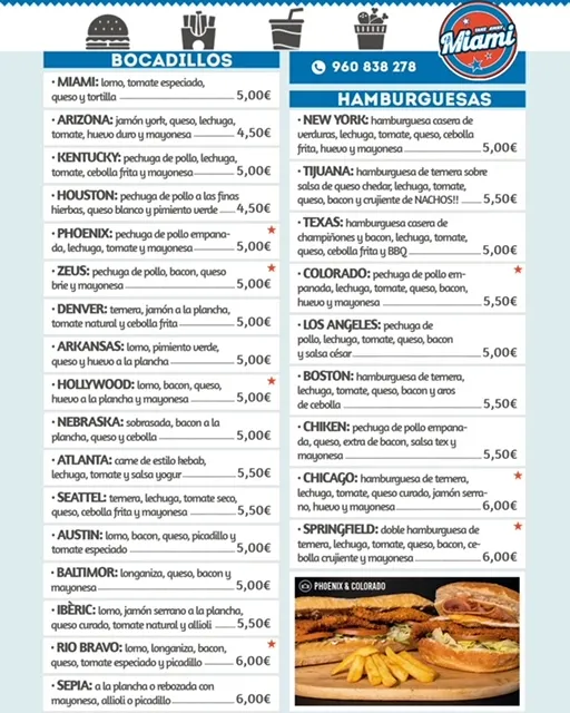 Menu_Miami Take Away_Benigànim_image_1