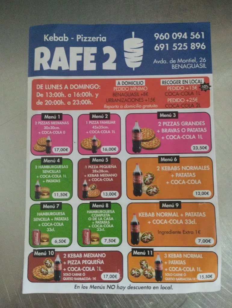 Menu_Rafe II Kebab Pizzeria Benaguasil_Benaguasil_image_1