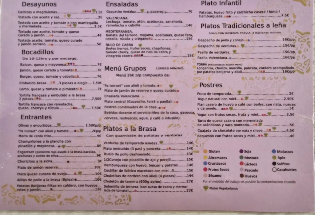 Menu_Bar Restaurante Zona de Acampada Los Botijos._Bicorp_image_2