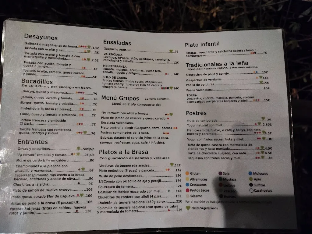 Menu_Bar Restaurante Zona de Acampada Los Botijos._Bicorp_image_3