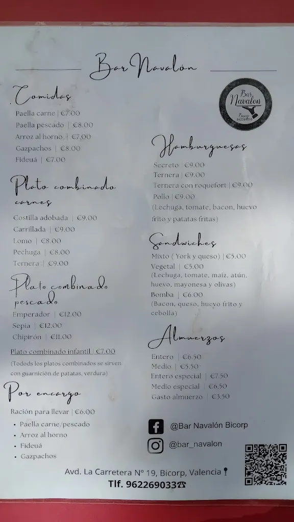 Menu_Bar Navalón_Bicorp_immagine_1