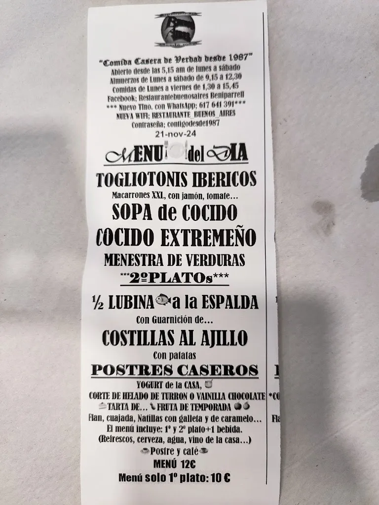 Menu_Restaurant Buenos Aires_Beniparrell_immagine_4