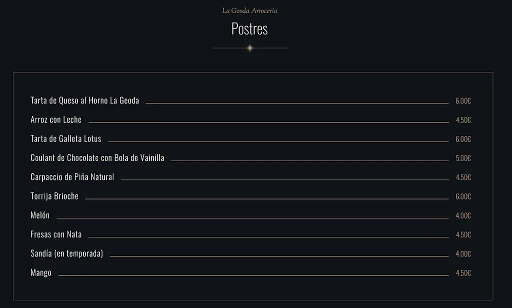 Menu_Arroceria y Pescados La Geoda_Pulpí_image_1