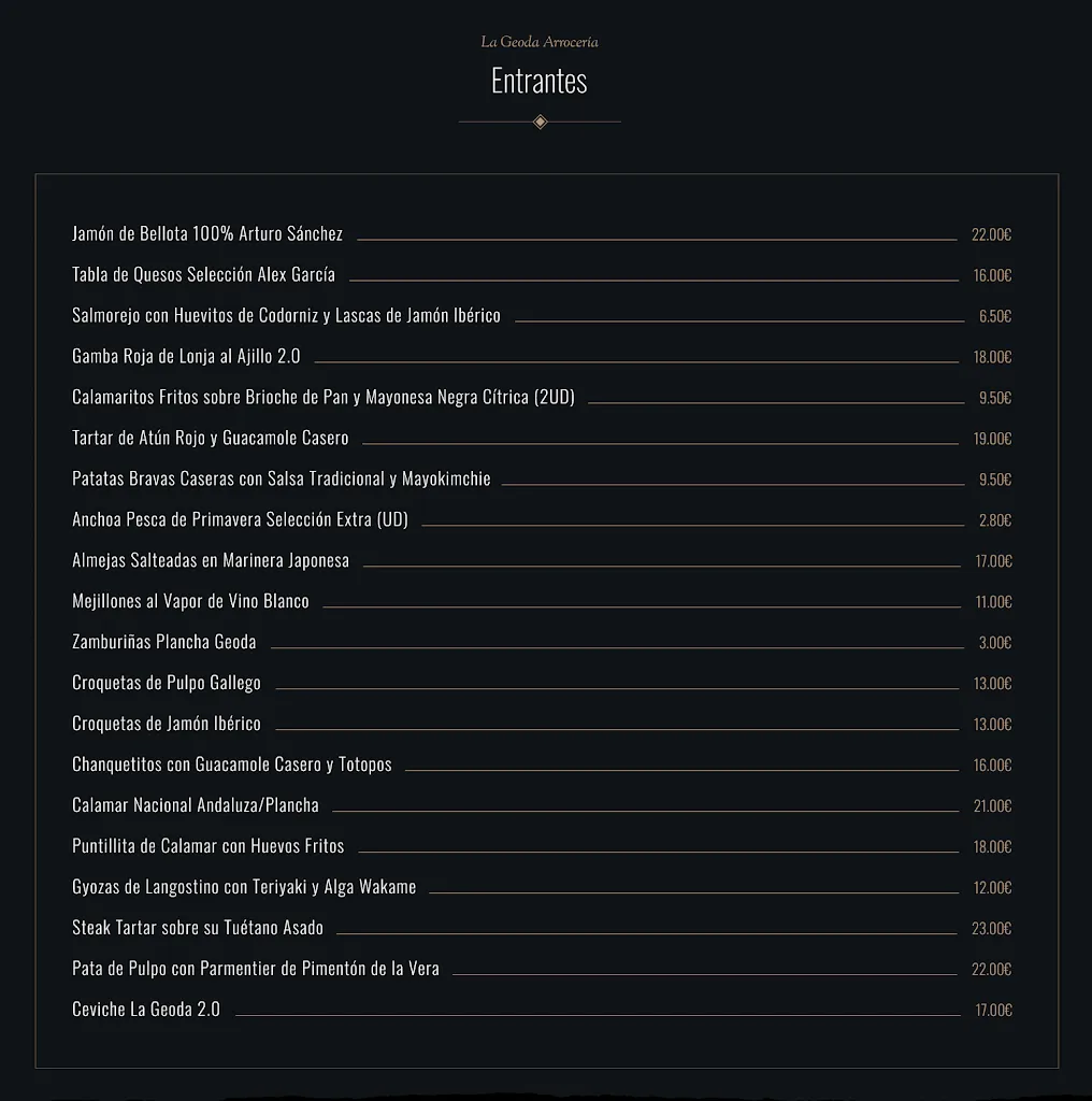 Menu_Arroceria y Pescados La Geoda_Pulpí_image_3