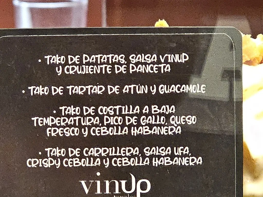 Menu_Vin up Toneles_Benicàssim_image_1