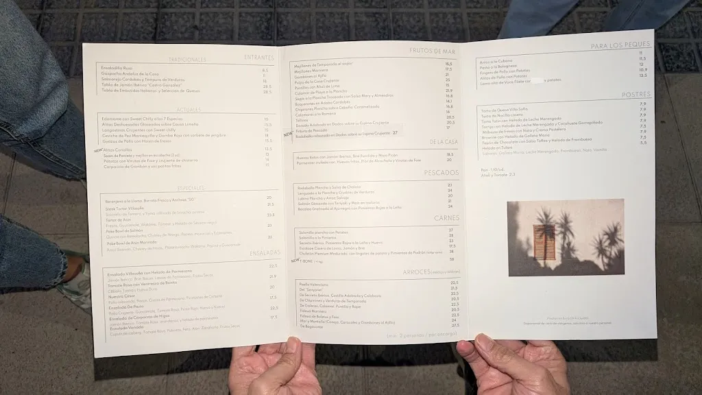 Menu_Villa Sofia_Benicàssim_image_2