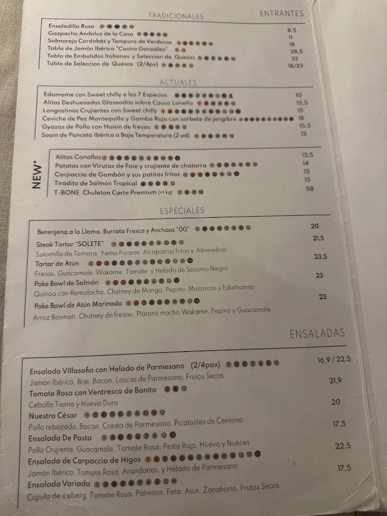 Menu_Villa Sofia_Benicàssim_image_4