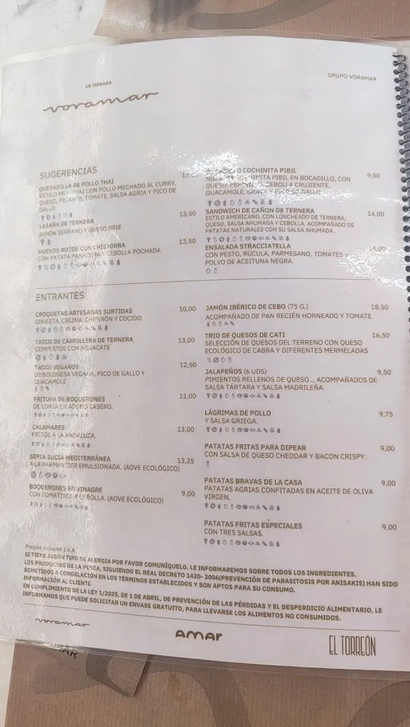 Menu_La Terraza Voramar_Benicàssim_immagine_4