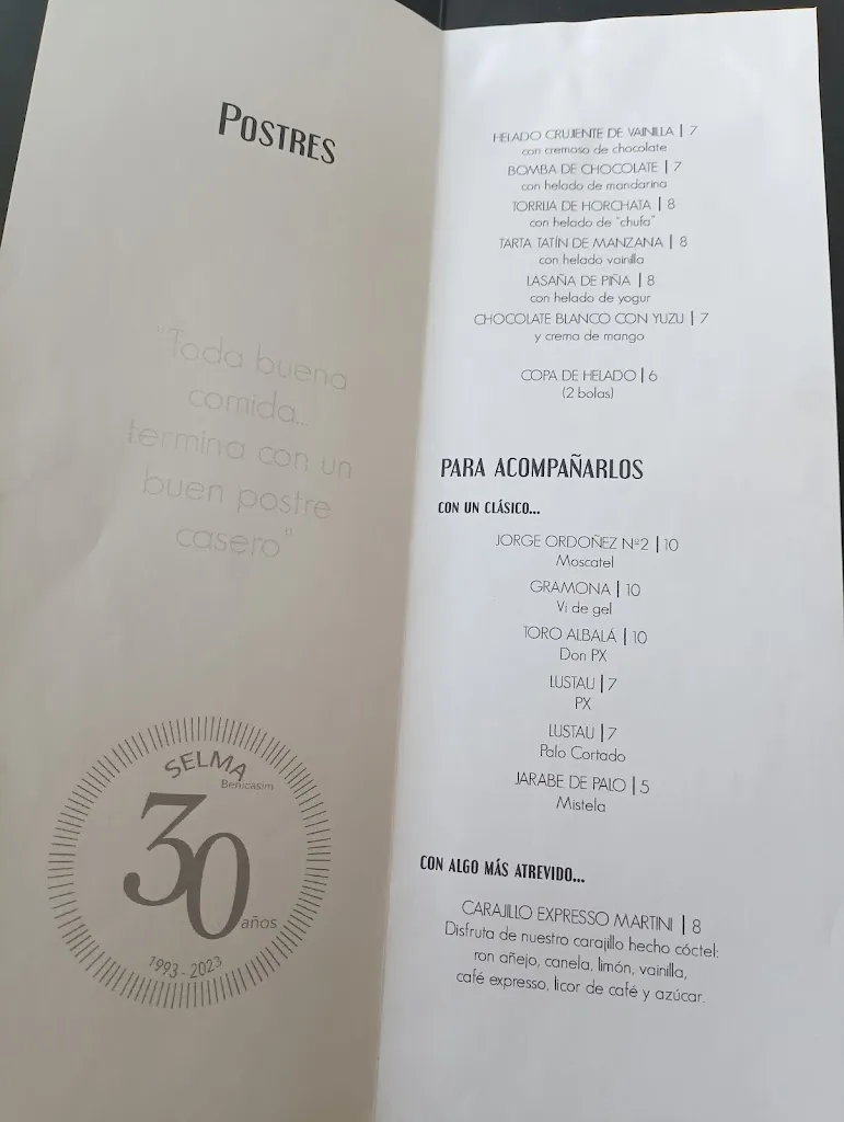 Menu_Restaurante Selma Benicàssim_Benicàssim_image_1