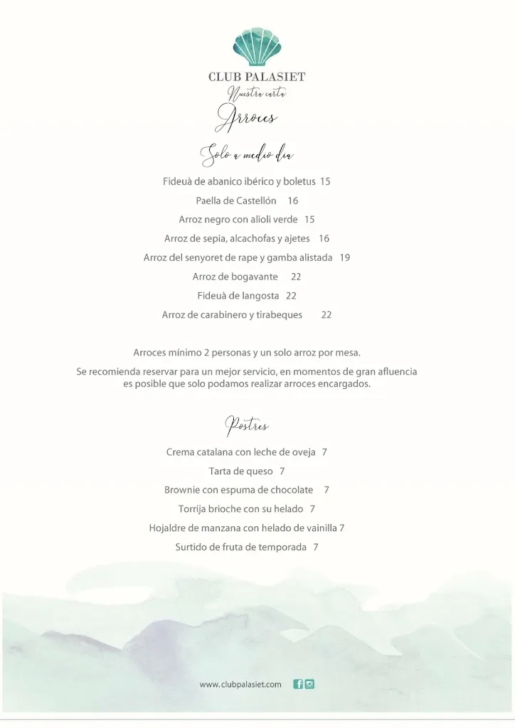 Menu_Club Palasiet_Benicàssim_image_2