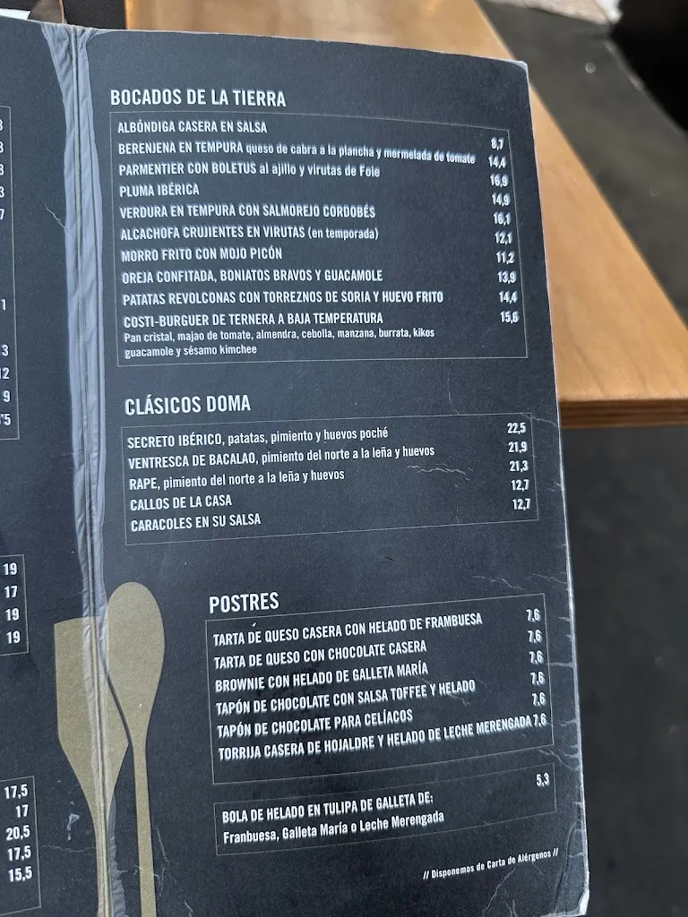 Menu_Meson Bodega DOMA_Benicàssim_image_2