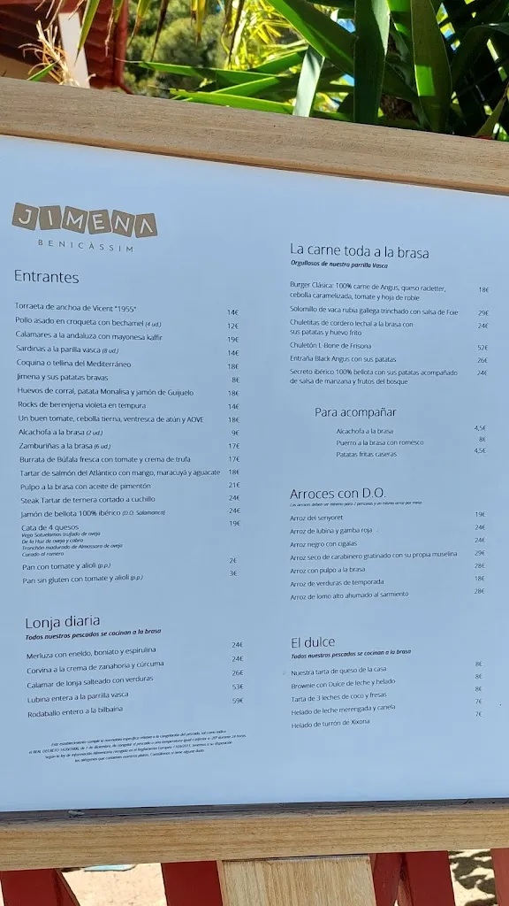 Menu_Jimena Benicàssim_Benicàssim_immagine_3