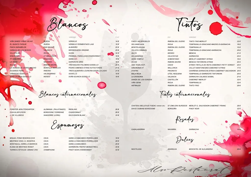 Menu_Also Benicàssim_Benicàssim_image_1