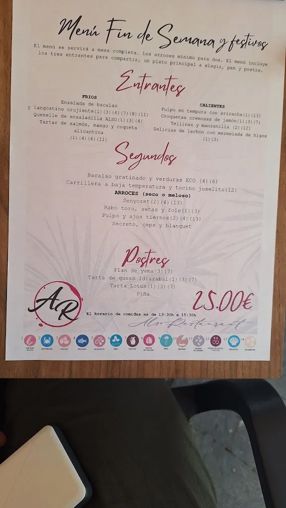 Menu_Also Benicàssim_Benicàssim_image_2