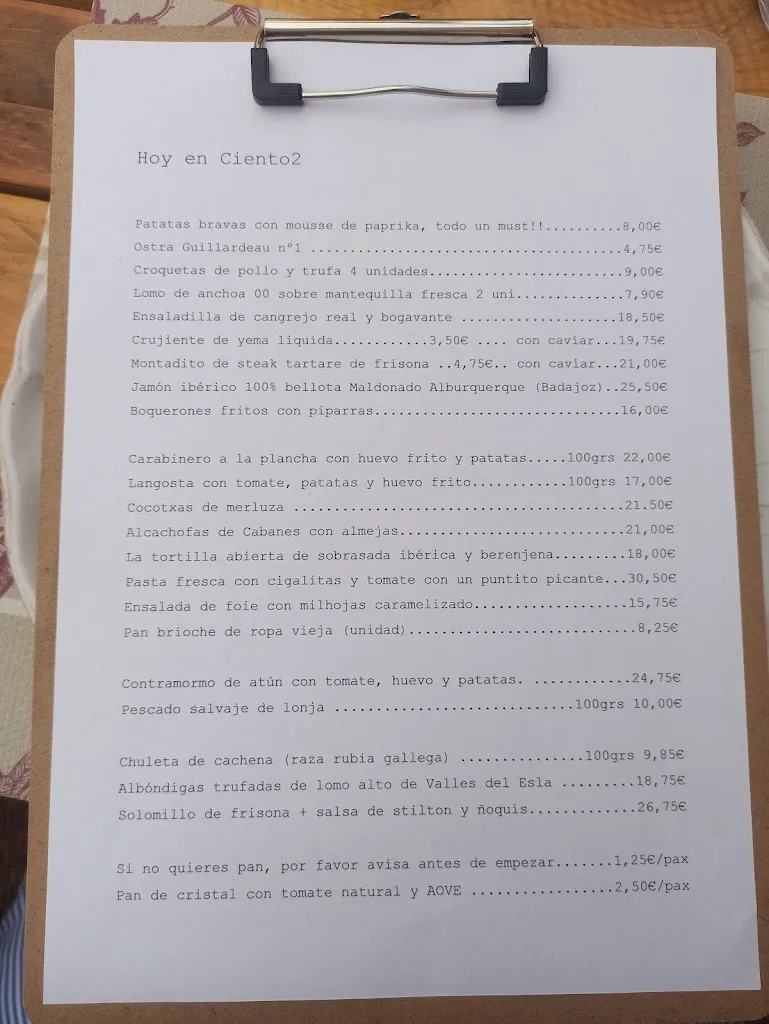 Menu_CIENTO 2 TABERNA_Benicàssim_image_4