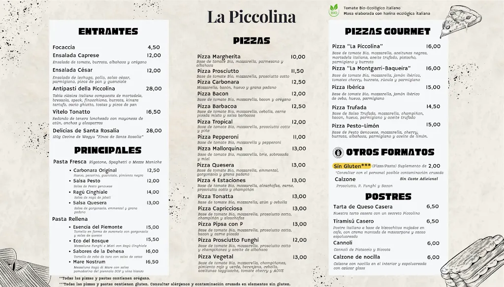 Menu_La Piccolina Benicasim_Benicàssim_image_1