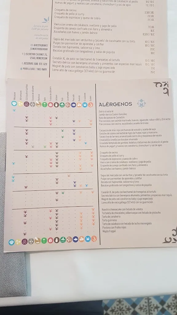 Menu_El Mercado Gin & Bar_Benicàssim_image_1