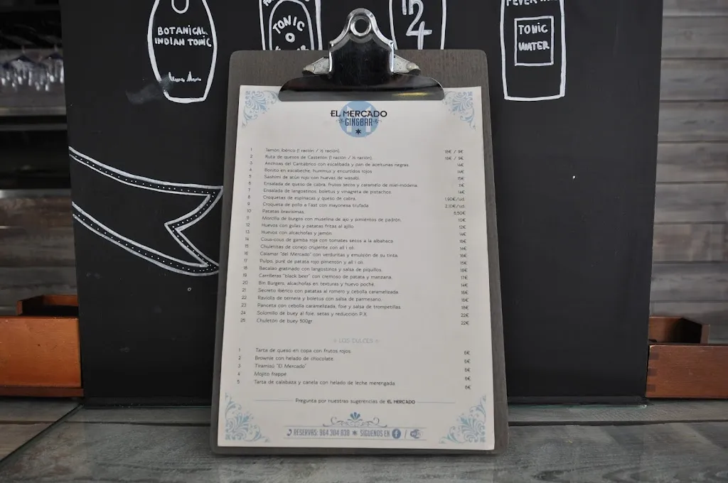 Menu_El Mercado Gin & Bar_Benicàssim_image_4