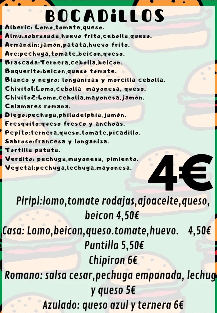 Menu_Bar El Puente_Bolbaite_image_1