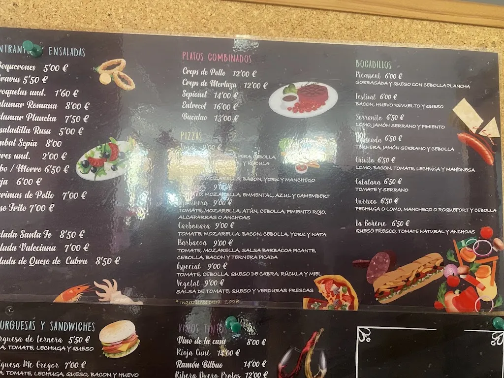 Menu_La Bohème_Buñol_immagine_2