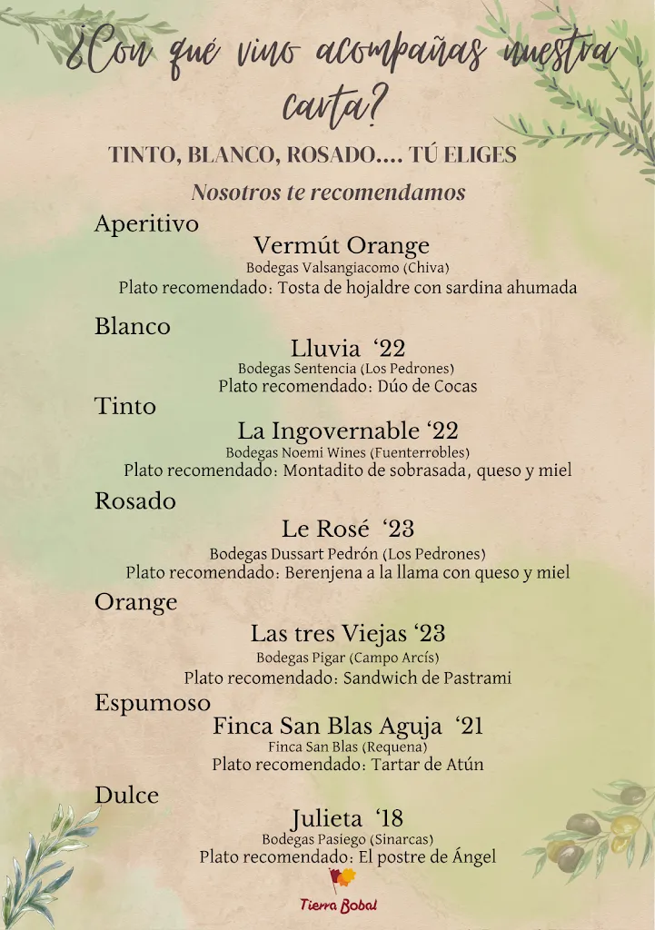Menu_EL RINCÓN CAMPORROBLES._Camporrobles_immagine_3