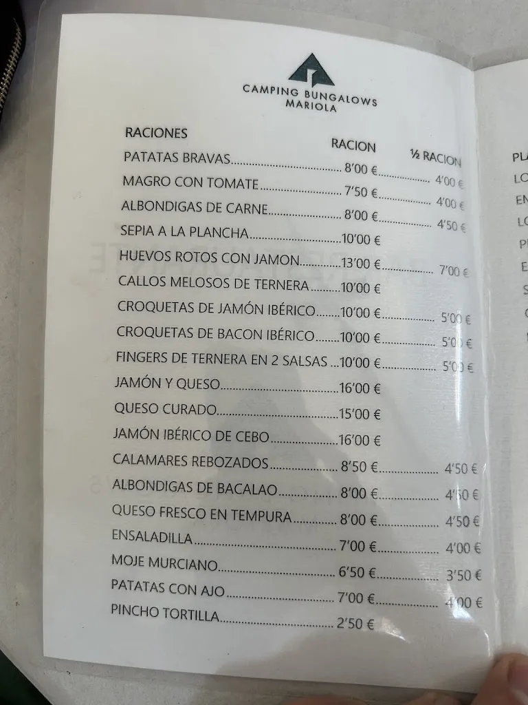 Menu_Restaurante Camping Mariola_Bocairent_image_2