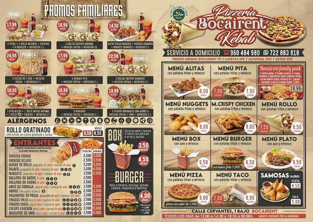 Menu_Bocairent Turca kebab pizzeria italiana_Bocairent_image_2