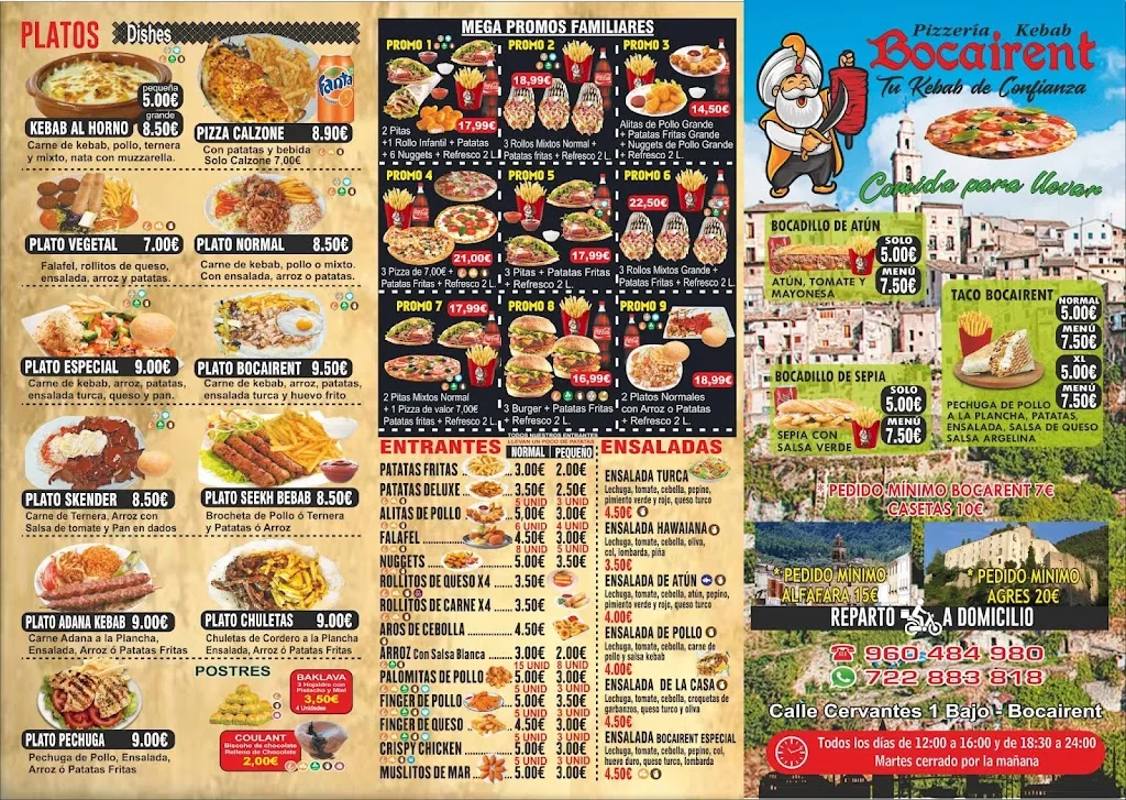 Menu_Bocairent Turca kebab pizzeria italiana_Bocairent_image_4